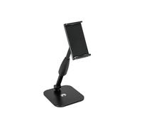 OMNITRONIC Soporte para smartphone y tablet HTS-2 | Soporte universal para tablet