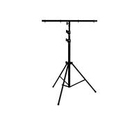Omnitronic STV de 50 EU,Luz Trípode de acero para el uso móvil,para hasta 4 focos,Incluye TV de piñas y soporte horizontal,perfecto para la iluminación móvil DJ 's, fabricado en la ue