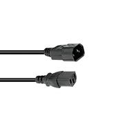 OMNITRONIC Wentronic - Cable alargador (3 x 0,75 mm, 1,5 m), color negro