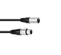 Omnitronic XLR Cable de Audio de 5 pines Negro 3 m
