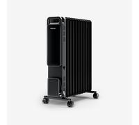 Omniwarm 2500W Oil relleno de 11 aletas calentador de radiador eco con pantalla digital - negro