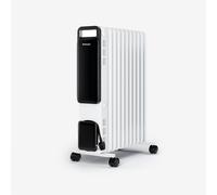 Omniwarm 2500W Oil relleno de 11 aletas calentador de radiador ecológico con pantalla digital - blanco