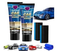 Omnixa Scratch Remover, Rayhong Scratch Remover for Vehicles, Car Scratchs Remover for Deep Scratches, Scratch Repair and Swirl Removers, Polishing & Waxing Kits, Vehicles Paint Repair (2 Set)