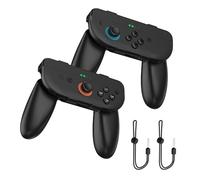 Omnpak Hand Grips for Nintendo Switch 2 for Joy-Con 2, Ergonomic & Anti-Slip Controller Handles Accessories for Switch 2 Joy-Con, Black