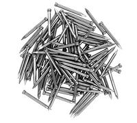 OMOTOOL Juego de conjunto de clavos de acero al carbono para hardware (100 piezas), clavos galvanizados para colgar cuadros y trabajar la madera, clavos de acero para concreto para zócalos y trabajar