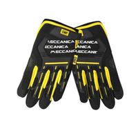 Omp Guantes de Mecánico Mech Amarillo/Negro S