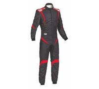 Omp Mono Ignífugo One-S1 Negro-Rojo Talla 50 OMPIA0185207350