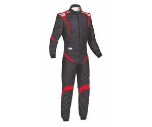 Omp Mono Ignífugo One-S1 Negro-Rojo Talla 50 OMPIA0185207350