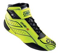 Omp OMPIC0-0822-A01-099-46 Zapatillas de Rally One-S FIA 8856-2018 Amarillo Fluo Talla 46