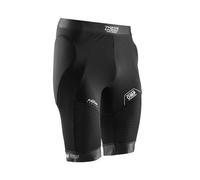 Omp - Pantalones Cortos Kart con Relleno Negros - Acolchado Estratégico en Caderas y Piernas - Espuma 3D Embosada para Soporte Lumbar - Cintura Elástica con Agarre de Silicona - XS - Negro