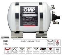 Omp Sistema de Extinción de Aluminio Eléctricamente Homologado CE0-FAL2-A01 2.8L Peso 4.3 kg