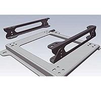 Omp Spain OMPHC/858 Espaciador de Asiento con Ajuste en 3 Incrementos 50, 62 o 75 mm, Negro, L