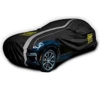 OMP Speed Funda Cubre Coches Exterior/Interior, Impermeable, 4 Capas para SUV Talla M, 433X185X145 cm