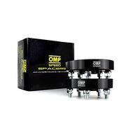 OMP Speed Juego de 2 Separadores Doble Centrado/Doble Fijación Grosor: 20mm PCD: 4x108 CB: 63.4 OD: 150 Tuerca x8 M12x1.5 Negro Aluminio - OMPS09042001