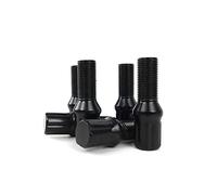 OMP Speed Juego de 20 Tornillos Desplazantes para Llantas M12X1.25 Conico Largo 28mm Llave 17/19 Color Negro DIN 10.9