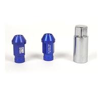 OMP Speed Juego de 20 Tuercas de Aluminio M14X1.25 Llave de 19 Largo 40mm Color Azul de Aluminio 7075