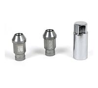 OMP Speed Juego de 20 Tuercas de Aluminio M14X1.25 Llave de 19 Largo 40mm Color Gris de Aluminio 7075