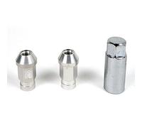 OMP Speed Juego de 20 Tuercas de Aluminio M14X1.25 Llave de 19 Largo 40mm Color Plata de Aluminio 7075