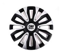OMP SPEED SET 4 TAPACUBOS MAGNUM NEGRO/PLATA 13 PULGADAS