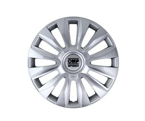 OMP SPEED SET 4 TAPACUBOS MAGNUM PLATA 16 PULGADAS