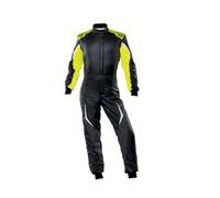 Omp Traje Carreras Tecnica EVO my21 Negro/Amarillo Talla 60 Fia 8856-2018