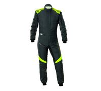 Omp Traje De Carreras First Evo My2025 FIA 8856-2018 Antracita Fluo Amarillo Talla 60 OMPIA0-1874-A01-184-60