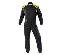 Omp Traje De Carreras First-S Fia 8856-2018 Antracita - Amarillo Fluo Talla 54 OMPIA0-1828-E01-184-54