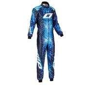 Omp Traje Karting OMPKK0172624244 Azul-Blanco-Cian Talla 44 Homologación CIK-FIA Nivel 2