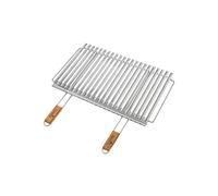 Ompagrill Parrillas para barbacoas de la Marca Modelo Griglia Barbecue B26740 Biologica con Recupero Grassi Cromo
