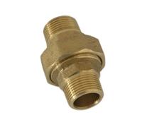 OMPEGNUVVS 1/2" DN15 Thickened Brass Double Outer Wire Water Pipe Direct To Wire Outer Straight OMPEGNUVVS