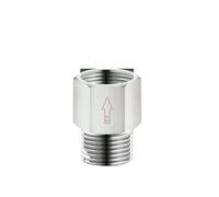 OMPEGNUVVS 3/8" BSP Male-Female Thread 304 Stainless Steel Check Valve One Way Non-return Valve For Tank Heater Toilet OMPEGNUVVS