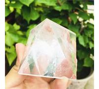 OMPEGNUVVS Beautiful White Stone Quartz Pyramid Triangled Crystal Point (Size : About 5cm)