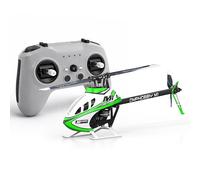 OMPHOBBY Helicóptero M1 V3 PRO 100 clase Mini 3D RC listo para volar, 6 canales de transmisión directa con receptor ELRS integrado y control de vuelo OFS3+, micro helicópteros con transmisor
