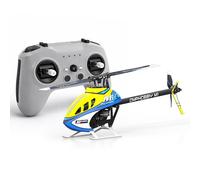OMPHOBBY Helicóptero M1 V3 PRO 100 clase Mini 3D RC listo para volar, 6 canales de transmisión directa con receptor ELRS integrado y control de vuelo OFS3+, micro helicópteros con transmisor