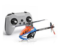 OMPHOBBY Helicóptero M1 V3 PRO 100 clase Mini 3D RC listo para volar, 6 canales de transmisión directa con receptor ELRS integrado y control de vuelo OFS3+, micro helicópteros con transmisor