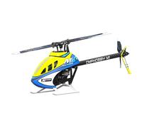 OMPHOBBY Helicóptero M1 V3 PRO 100 tamaño de clase Mini 3D RC BNF, 6 canales de transmisión directa con receptor ELRS integrado y control de vuelo OFS3+, motor sin escobillas, batería LiHV 2S sin