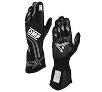 Ompracing Guantes Omp Kart Ks-X FIA 8877-2022 Negro, Talla 005, Niños