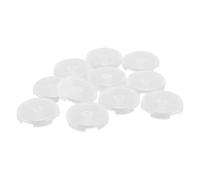 Omquot 18 Tapas de Repuesto para Joystick, Cubiertas de Botones Mecánicos Antideslizantes para Teclados de Juegos, Compatibles con Sallybox Slimbox y Fightingbox de 25,3 Mm (Transparente)