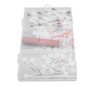 Omquot 60 Piezas de Pinceles Reemplazables para Decoración de Uñas de Doble Punta con Cabezal de Pincel para Arte Lineal para Técnicas sin Esfuerzo Material: ABS + Madera