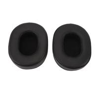 Omquot Almohadillas de Repuesto para Auriculares ATH MSR7 M50x M50xBT M50RD M40X M30x M20x SX1, Almohadillas de Espuma de Piel de Oveja Suave con Aislamiento de Ruido para Mayor Comodidad (Negro)