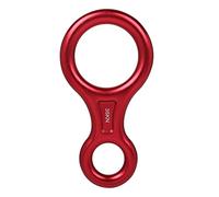 Omquot Anillos de Escalada de Aluminio de Alta Resistencia, Descensor de Figura 8 de 35KN para Rescate en Tirolesa y Escalada de Montaña (#3)