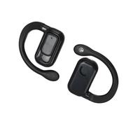 Omquot Auriculares para Traductor de Idiomas, 3 Modos, Recargables, 144 Idiomas, Ganchos para la Oreja para Traductor, para Música (Negra)