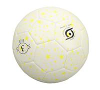 Omquot Balón de fútbol de TPU para tamaño 3, duradero, suave, para jugar, entrenamiento al aire libre, color blanco