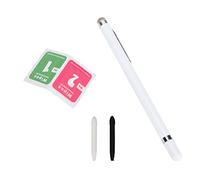 Omquot Bolígrafos Coloridos para Pantalla Táctil con Punta de Fibra Resistente Al Desgaste para, Bolígrafos ópticos Que Escriben Suavemente (Blanco)