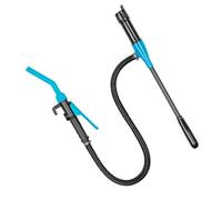 Omquot Bomba de Transferencia Eléctrica Construida con ABS con Bomba de Sifón Portátil que Funciona con Baterías, Ideal para Transferencia de o Agua, Usos Múltiples, Manguera de 35,4 Pulgadas para Uso