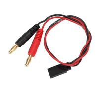 Omquot Cable Adaptador de para Futaba Hembra a 4,0 Banana Macho, Cable de Silicona Premium de 350mm