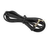 Omquot Cable de audio para auriculares, cable estéreo de actualización premium para HD400S HD4.30, 3,5 mm a 2,5 mm reemplazo de audio para impulso, cobre de PVC, negro, 51 pulgadas