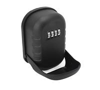 Omquot Caja para Llaves Montada en la Pared, Caja de Bloqueo para Llaves Resistente a Daños Violentos de Aleación de Aluminio para el Hogar (Negro Mate)