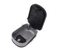 Omquot Caja para Llaves Montada en la Pared, Caja de Bloqueo para Llaves Resistente a Daños Violentos de Aleación de Aluminio para el Hogar (Plata Brillante)