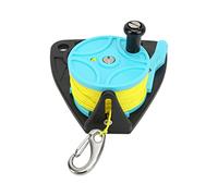 Omquot Carrete de Pesca de Buceo Controlador de Carrete Resistente para Aventura Submarina PC Nailon Amarillo 46m (#2)